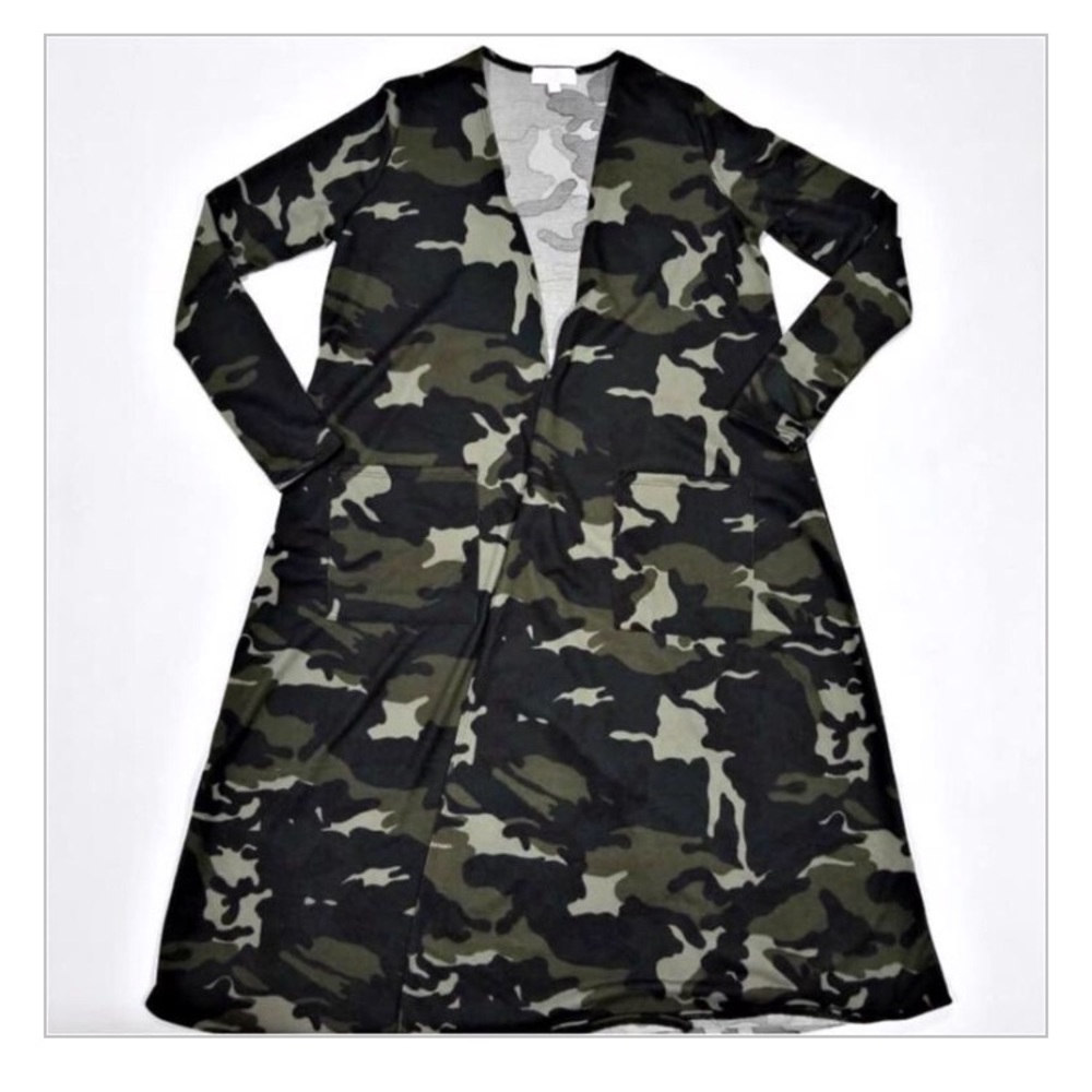 Lularoe Camo Sarah cardigan